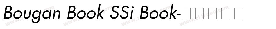 Bougan Book SSi Book字体转换